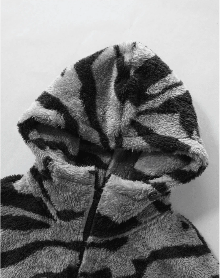 Po Big 0 Grey Fleece Full Zip